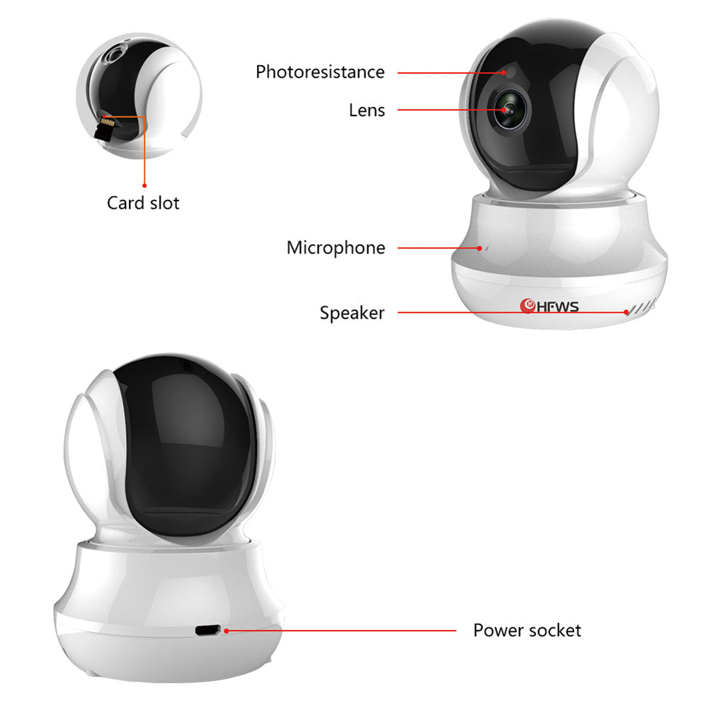 Commercial Wireless Smart Camera Home Mobile Phone Remote