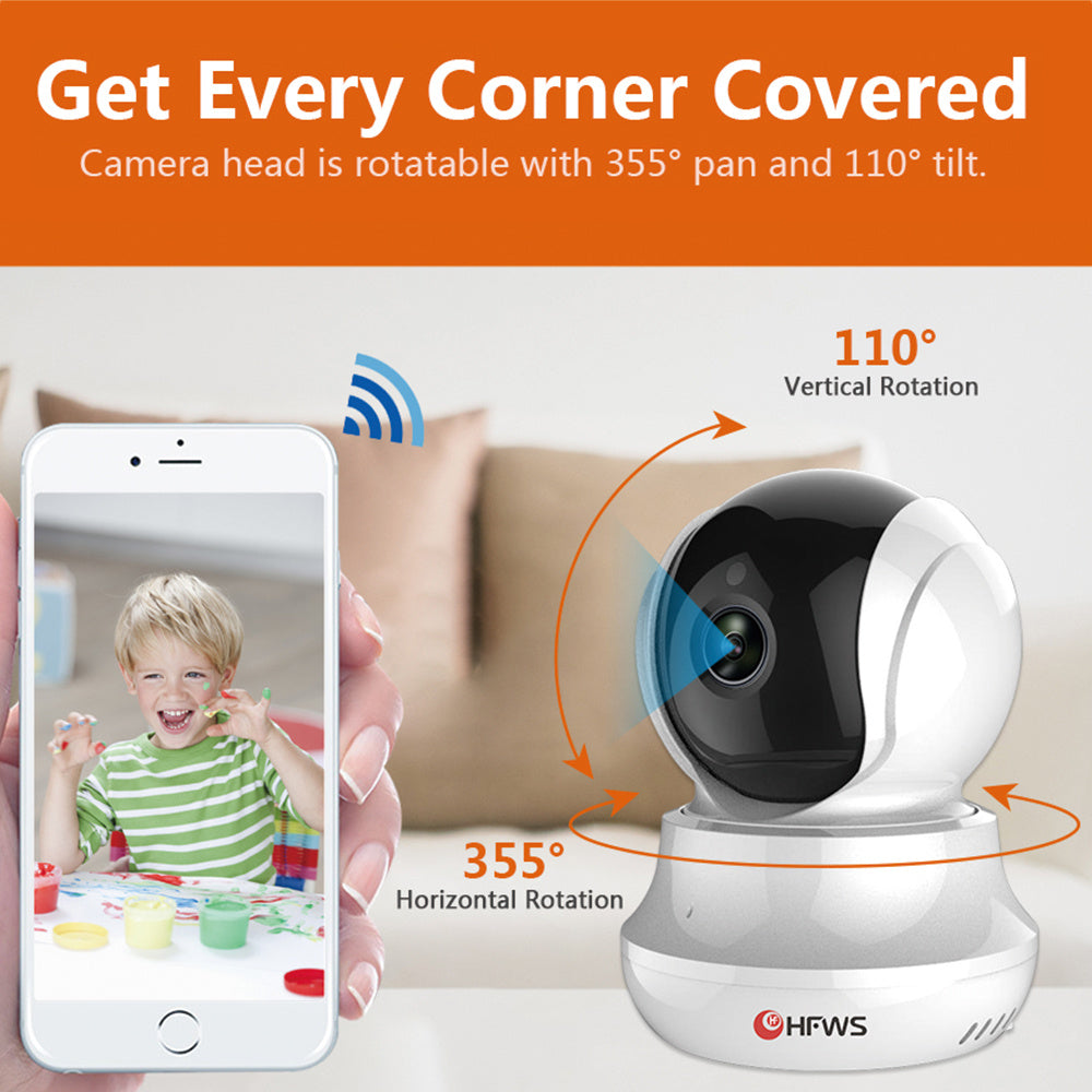 Commercial Wireless Smart Camera Home Mobile Phone Remote