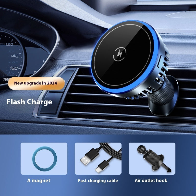 Magnetic Car Wireless Charger Navigation Rack